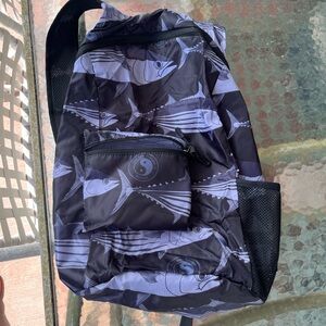 T&C Ahi Black and Gray Packable Backpack